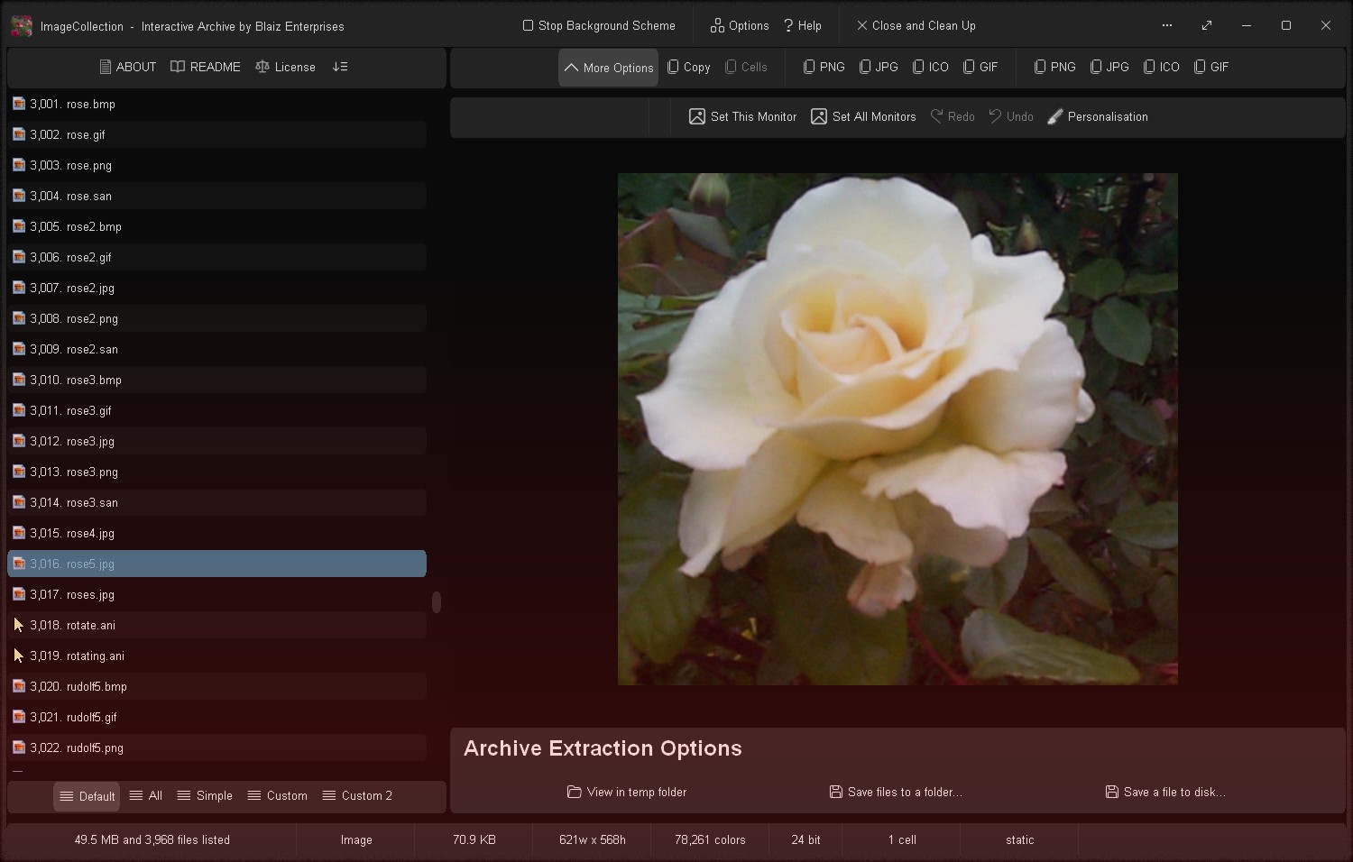 Viewing an image in the archive
Click to view image full size in a new tab