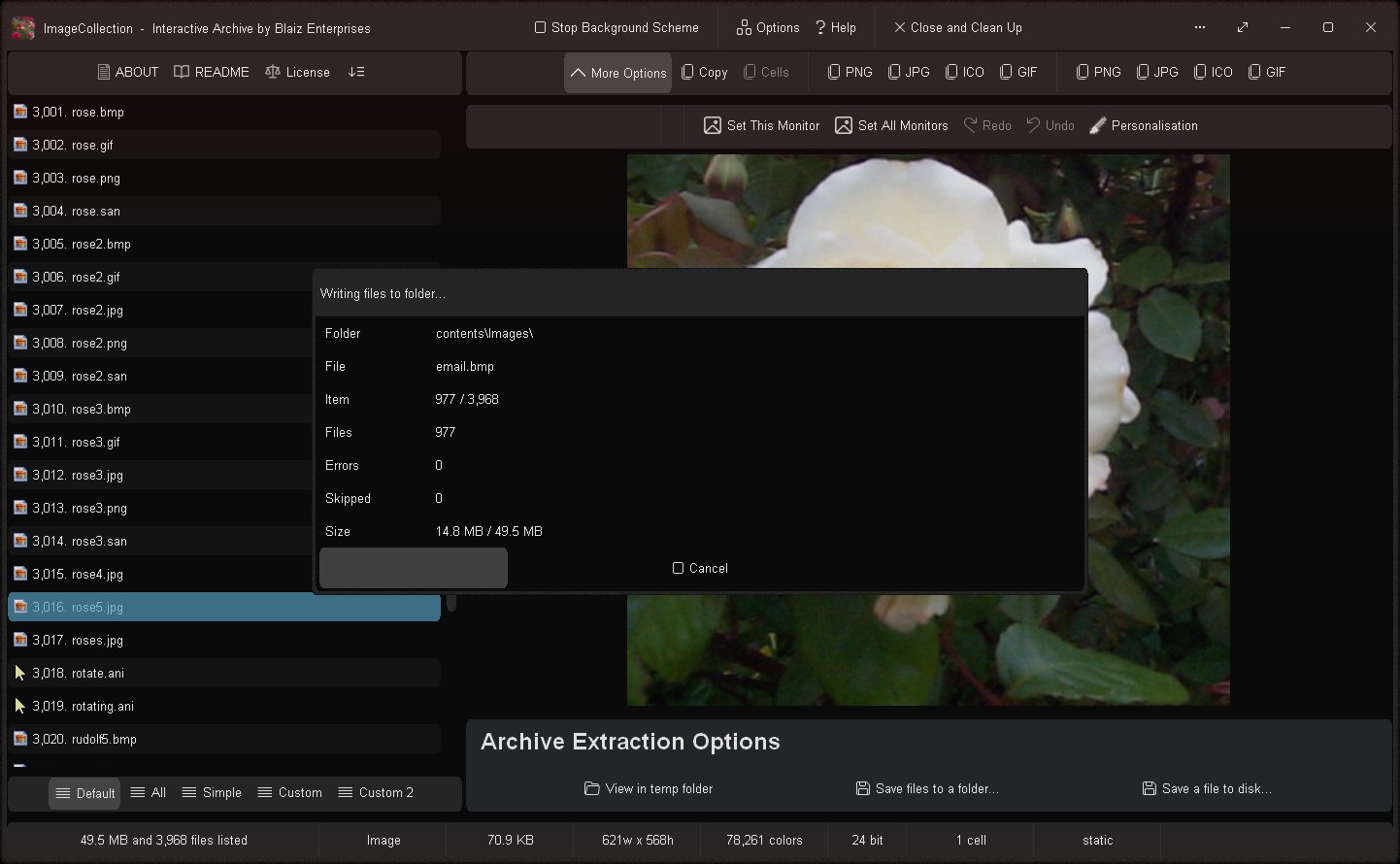 Extracting files to temp folder
Click to view image full size in a new tab