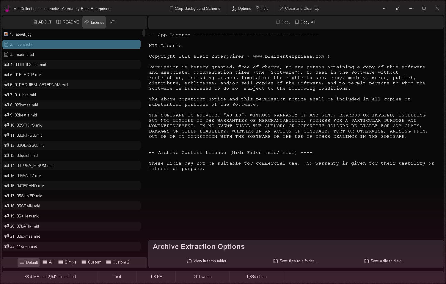 App and Archive content licenses
Click to view image full size in a new tab
