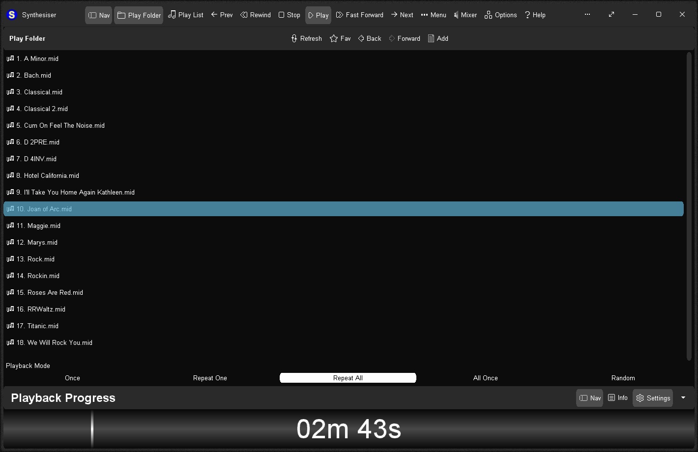 Basic view with information panel hidden
Click to view image full size in a new tab